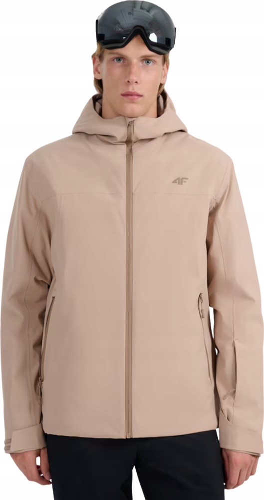Pánská Lyžařská Bunda 4F M0787 Béžová 4FWAW25TTJAM0787 83S vel. L