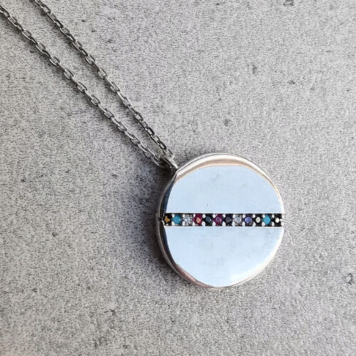 Náhrdelník s ozdobným malým kroužkem