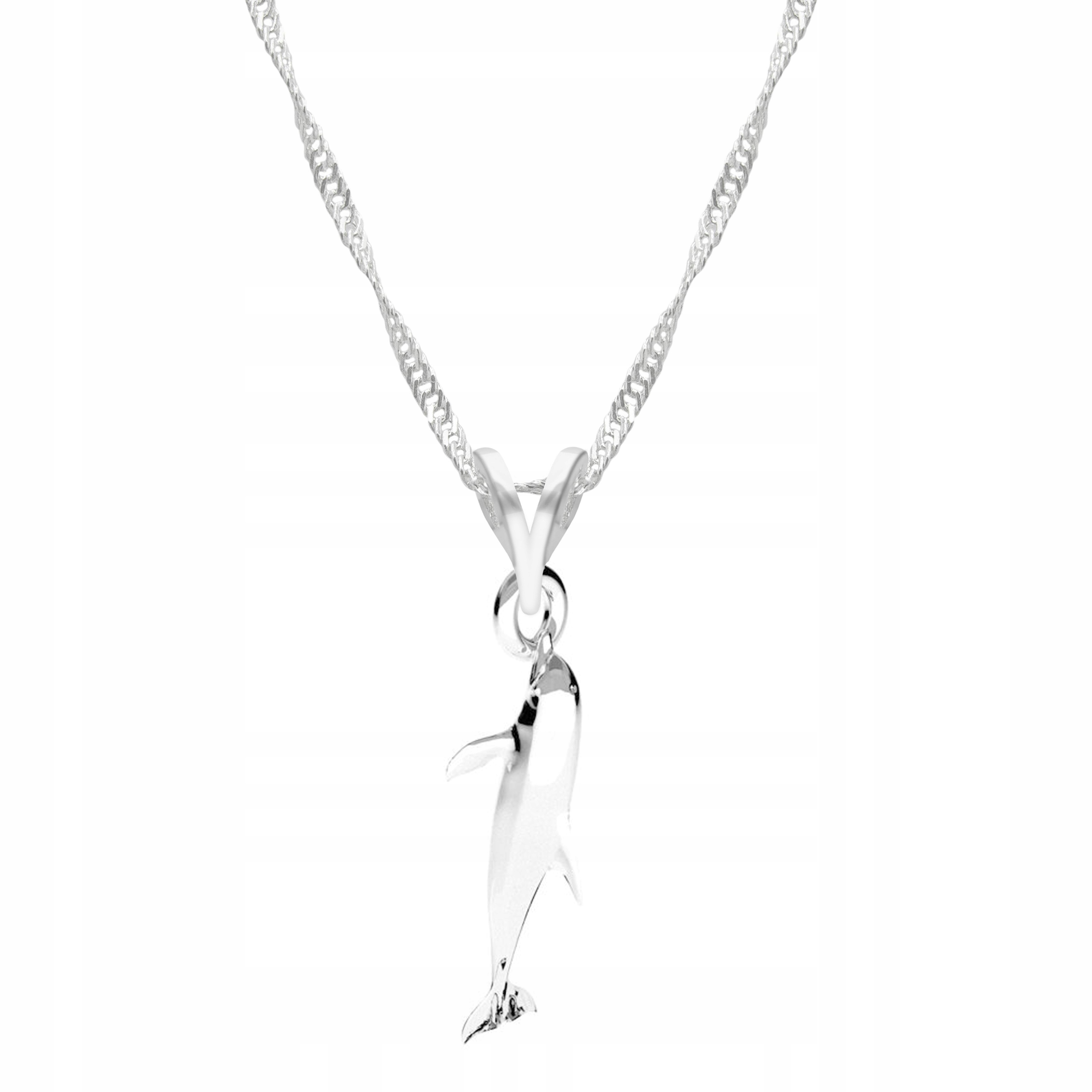 

Łańcuszek srebrny naszyjnik 925 Delfin Dolphin