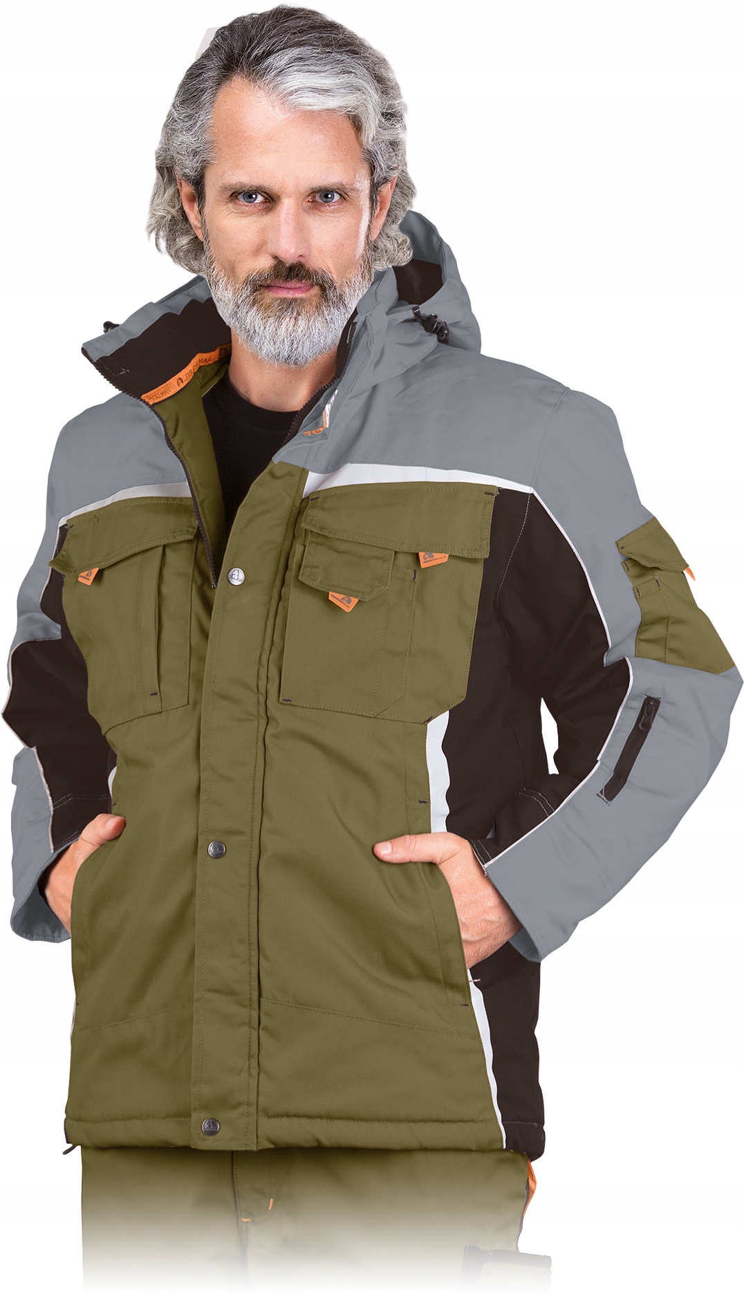 Zateplená bunda z plátěného materiálu Lh-naw-j Khbrp vel. XL