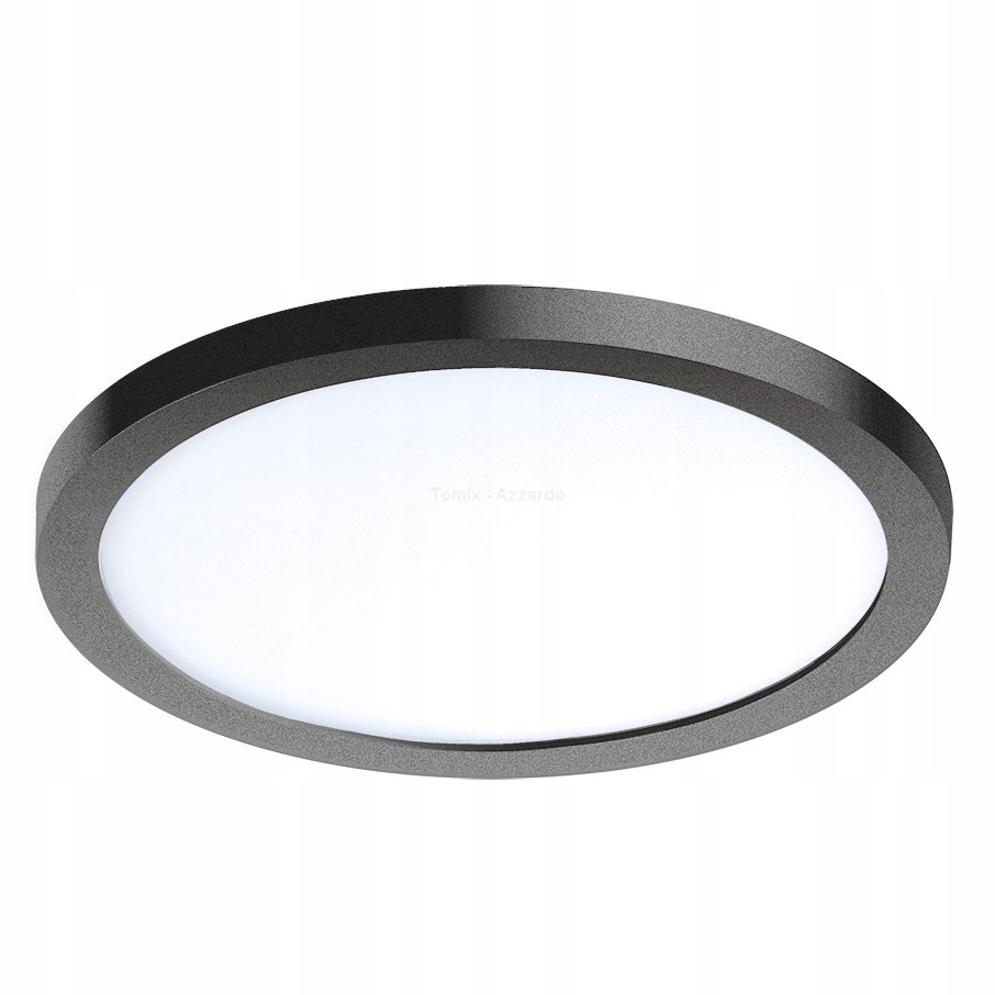 Lampa wpuszczana SLIM 15 ROUND IP44 4000k black (AZ2843) - AZZARDO