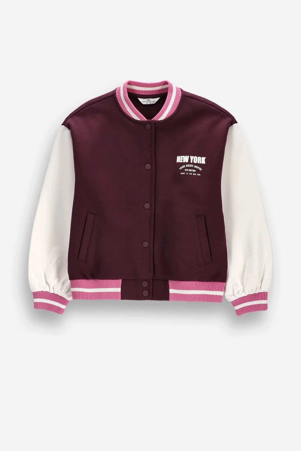 Bluza Dziecięca Rozpinana Ocieplana Bomber Dziewczęca 164 Coccodrillo ZC6