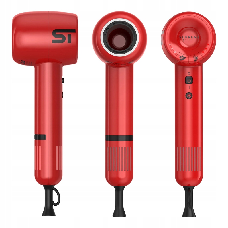 Supreme Hair Dryer SHD347 Vysoušeč vlasů, Usb C, červený