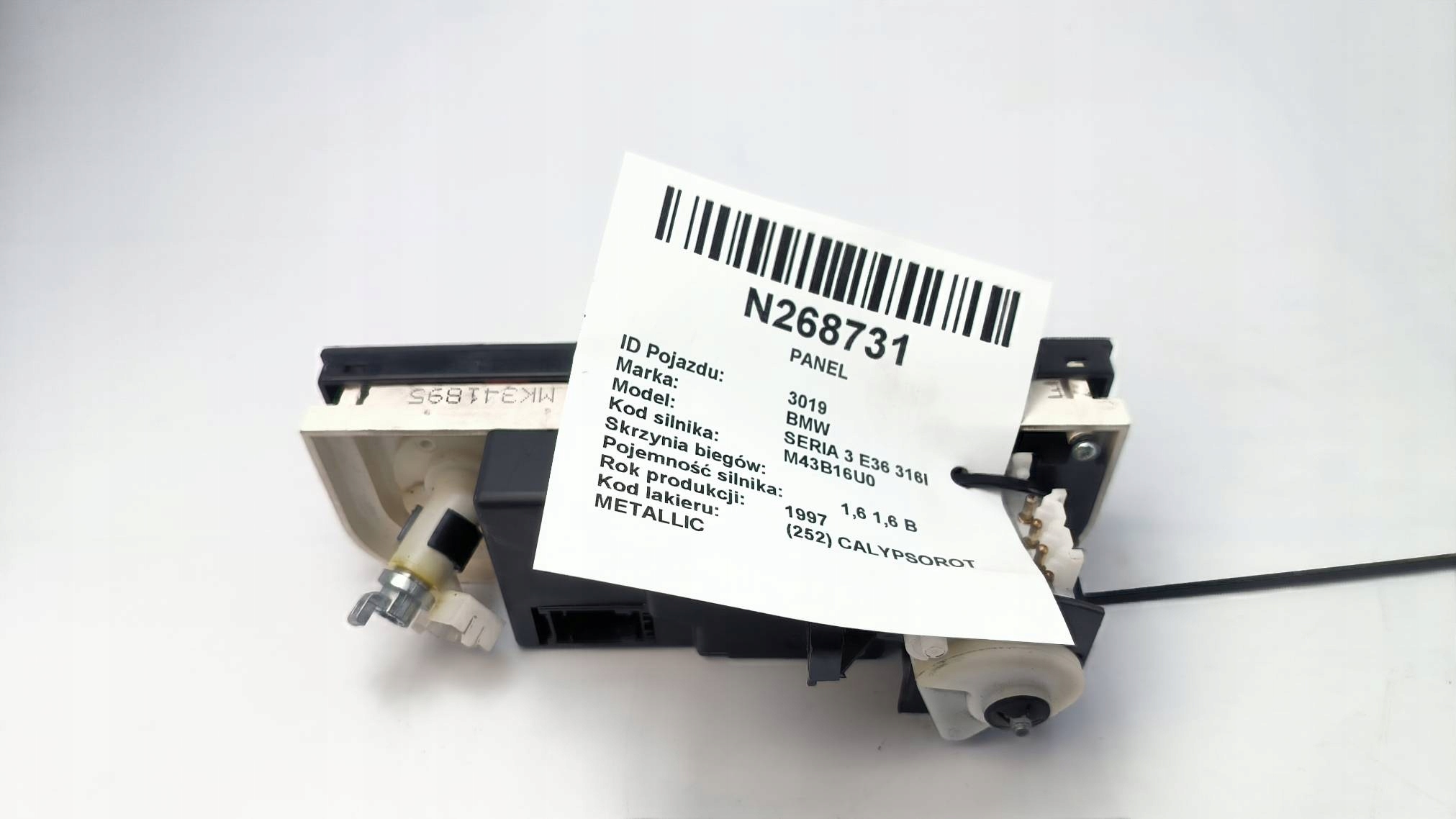 PANEL 1387326.9 BMW SERIA 3 E36 316i