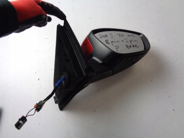 LUSTERKO PRAWE PEUGEOT 208 II 2022 ROK 10 PIN EVHC Typ samochodu Samochody osobowe