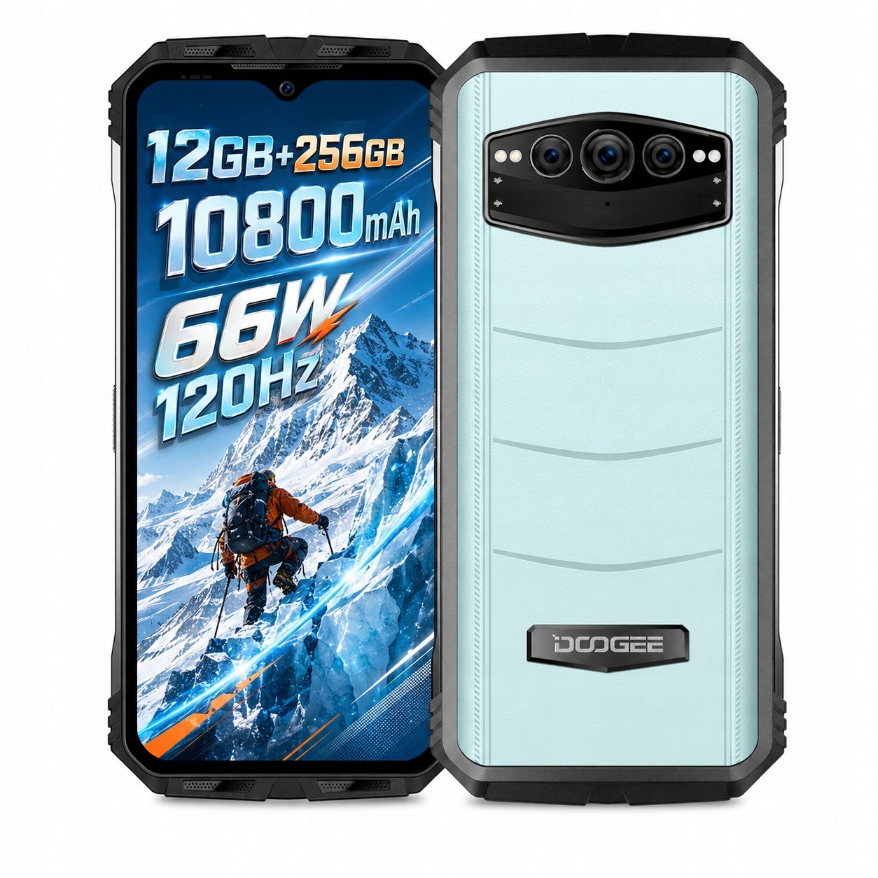 Smartfón Doogee S100 12 256 Gb 4G (lte) Dual Sim 10800mAh/GPS/WIFI/66W/120Hz