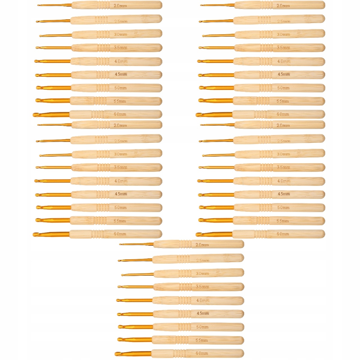 45 шт. Набор крючков для вязания крючком