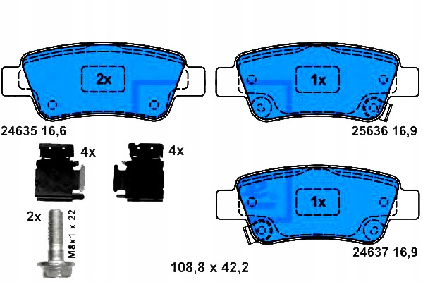 Ate Kostky Ham. Honda Zadní Cr-v II/III/IV 01- Asistent řidiče #28