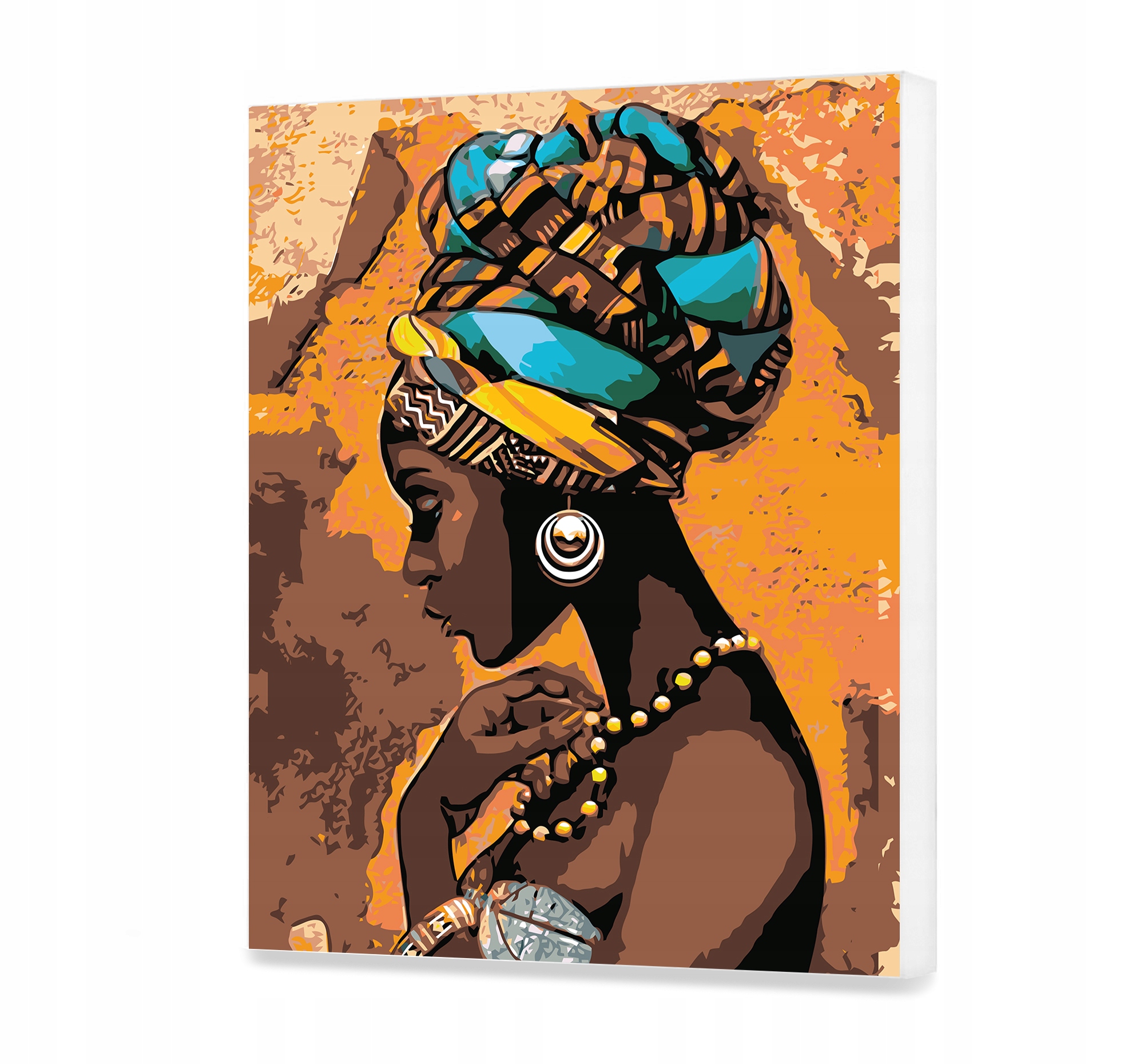 Africká žena Obraz na malování 80x100 cm