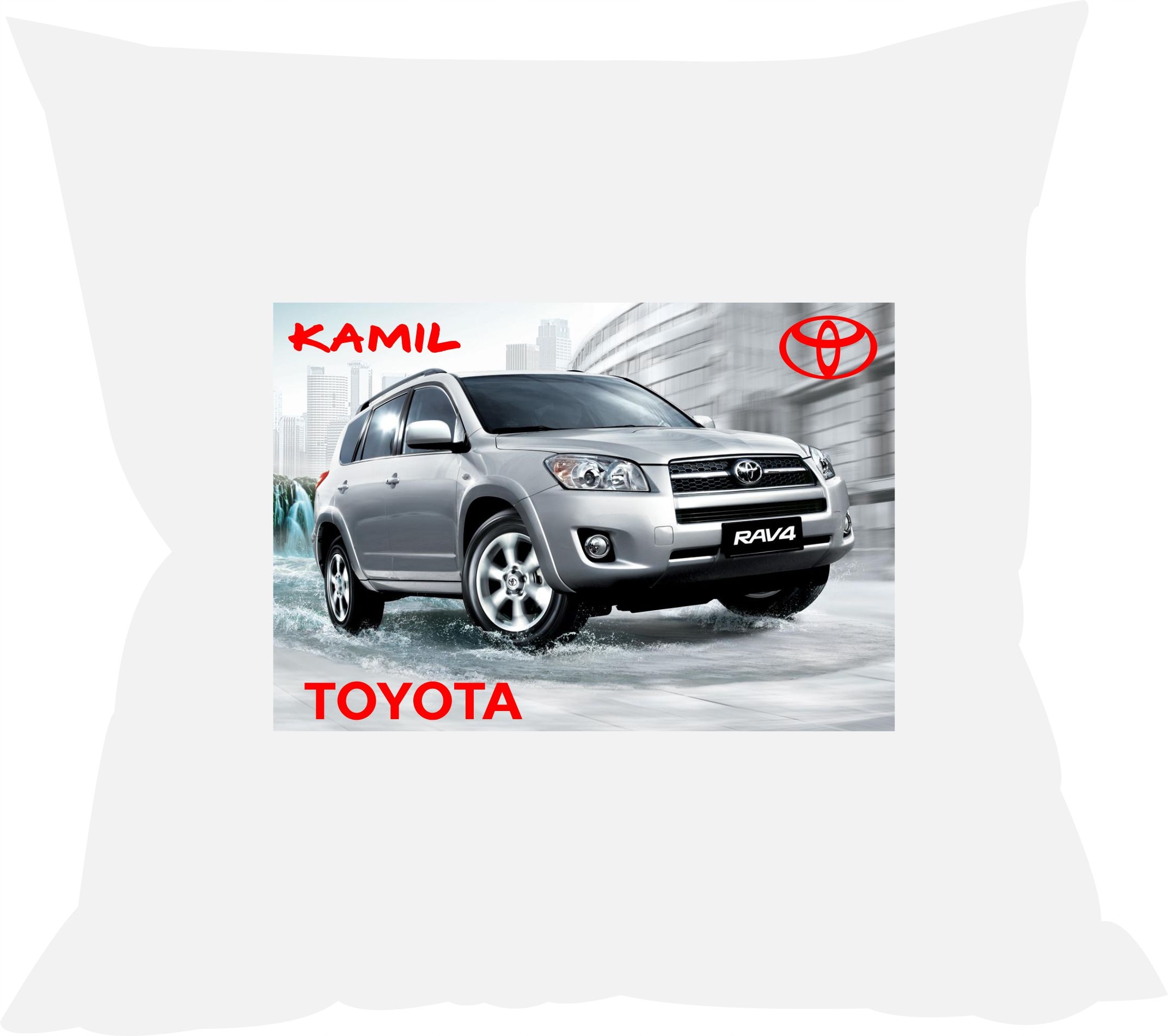 

Poduszka Toyota z imieniem Duży Wybór
