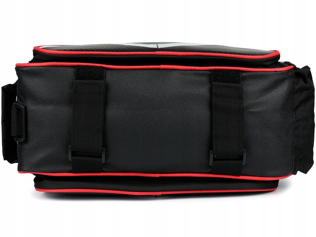 TORBA SAKWA ROWEROWA KUFER ROWEROWY NA BAGAŻNIK 16L NA RAMIĘ ROWER Model F90-CZER