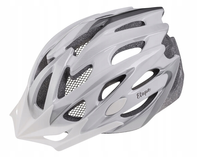 Etape Dámská Cyklistická Přilba Venus, Bílá/stříbrná Mat Velikost L/xl 58-6