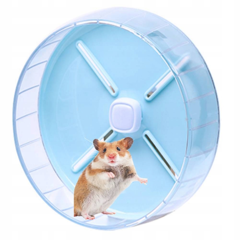 Levně Naviják Pro Křečka Tichý, Modrý, 26 CM, Kolotoč Do Klece