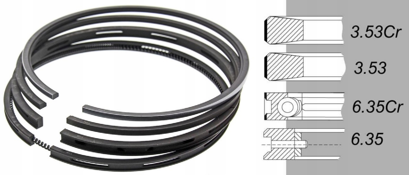 

Pierścienie Tłokowe SW-680 Turbo Leyland Jelcz Std