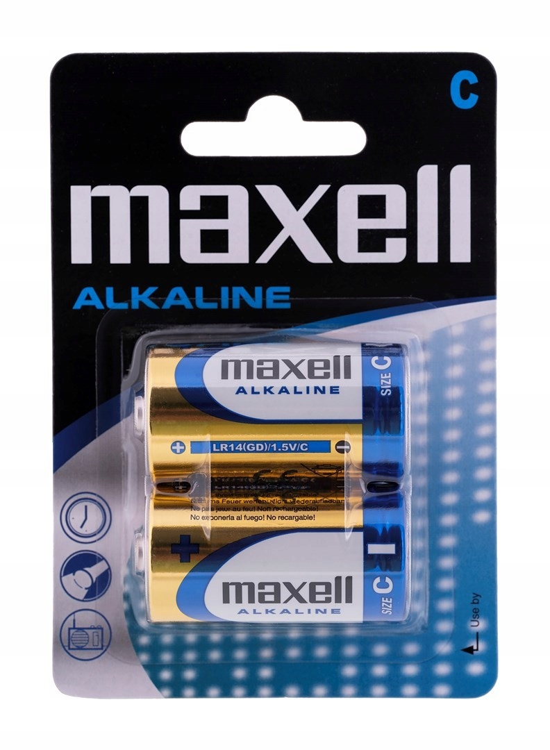 Maxell Bateria alkaliczna LR14, 2 szt.