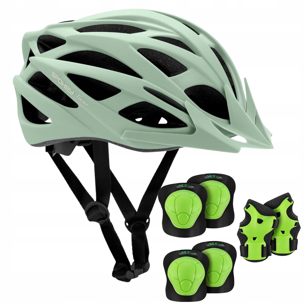 Cyklistická přilba s nastavitelným kšiltem pro ženy Mtb 55-58 cm chrániče M