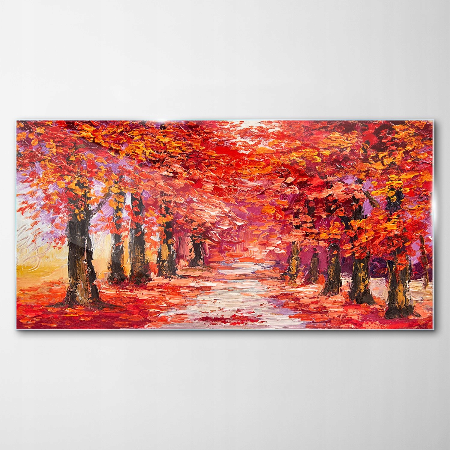 

Obraz na Szkle Dekor Krajobraz Las Jesień 140x70