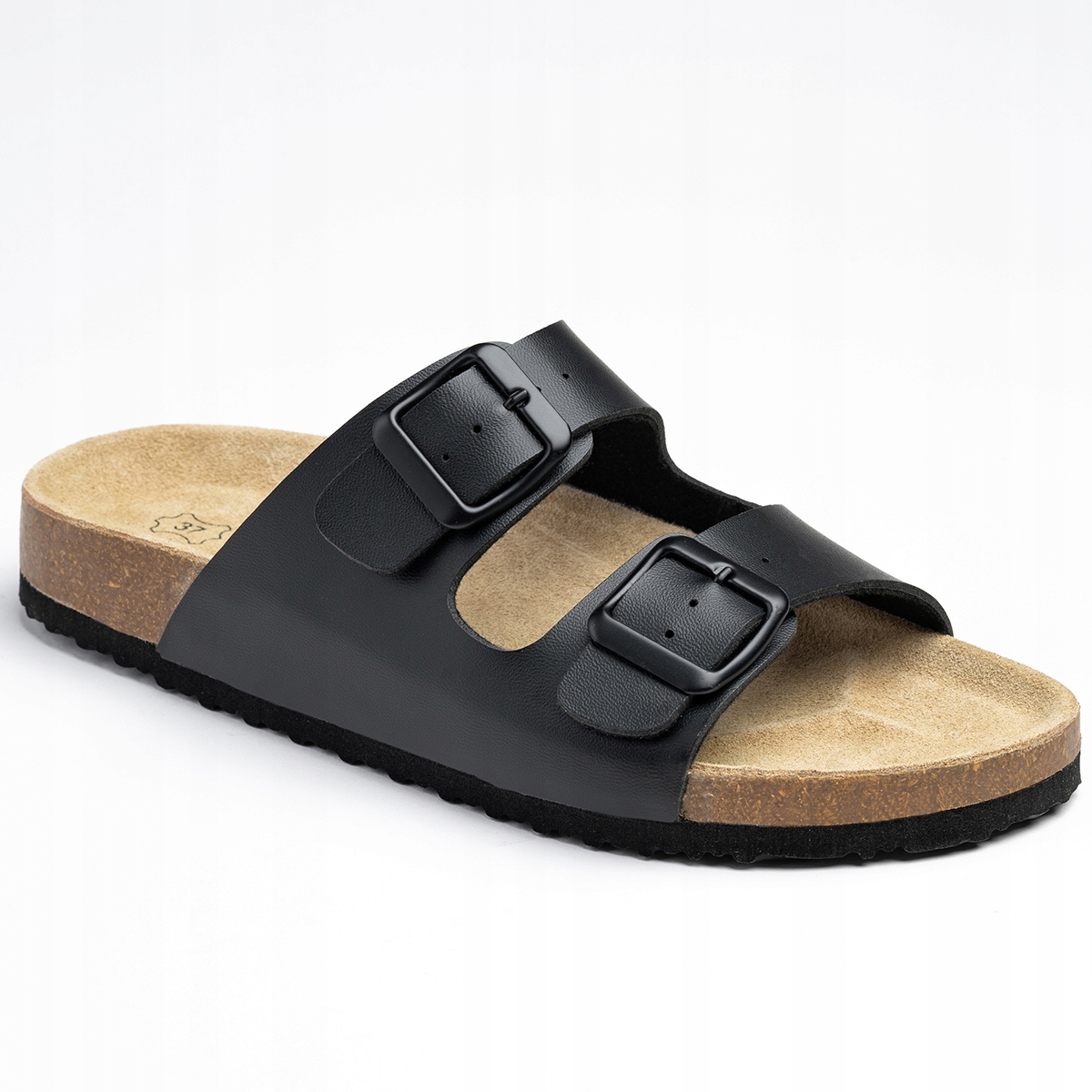 Nazouváky profilované v.KŮŽE klasické módní Černé stabilní Wojtyłko 39