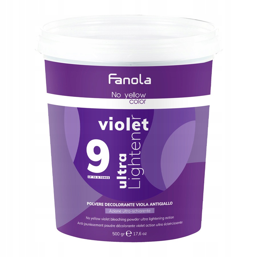 Fanola Bez Žluté Barvy, Rozjasňovač Až Na 9 Tónů, 500 G