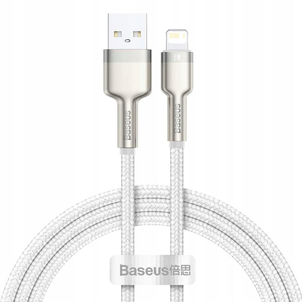 Baseus Cafule Kabel USB do iPhona 2.4A 1m White