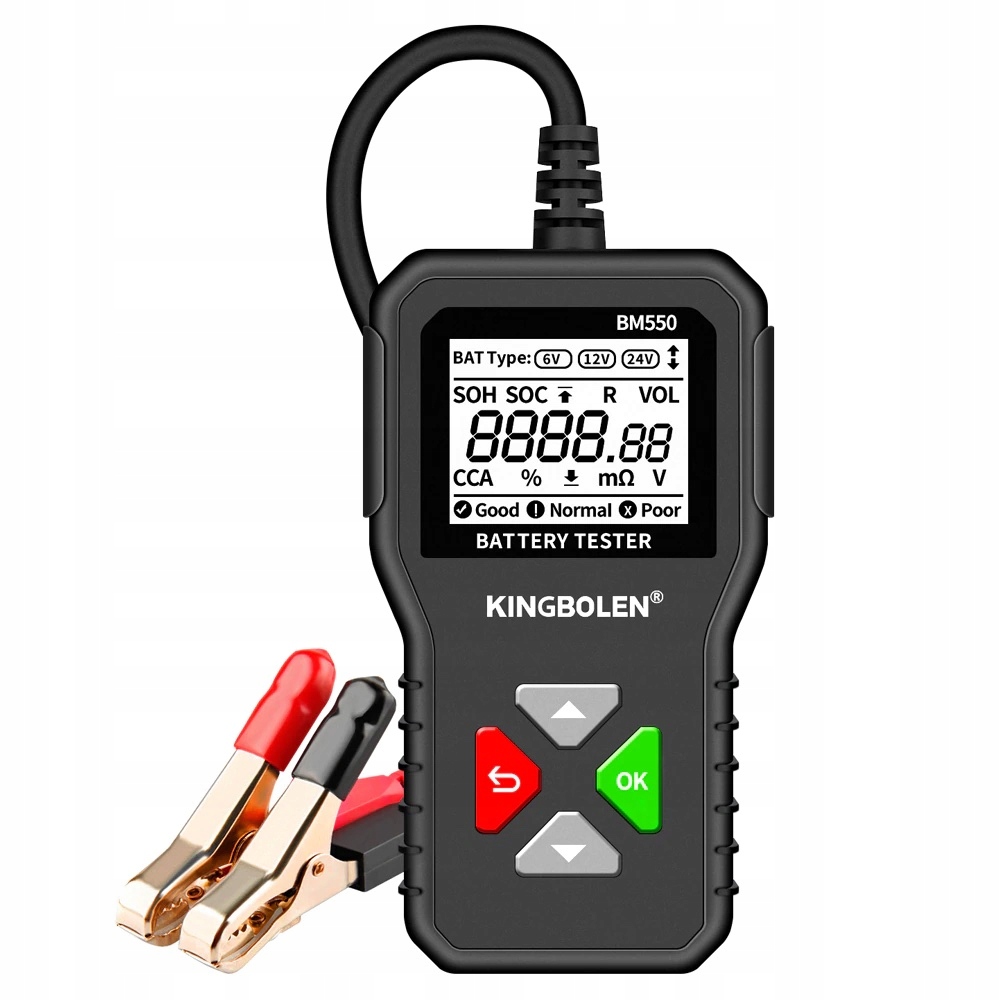 

Tester akumulatora samochodowego BM550 6V 12V 24V