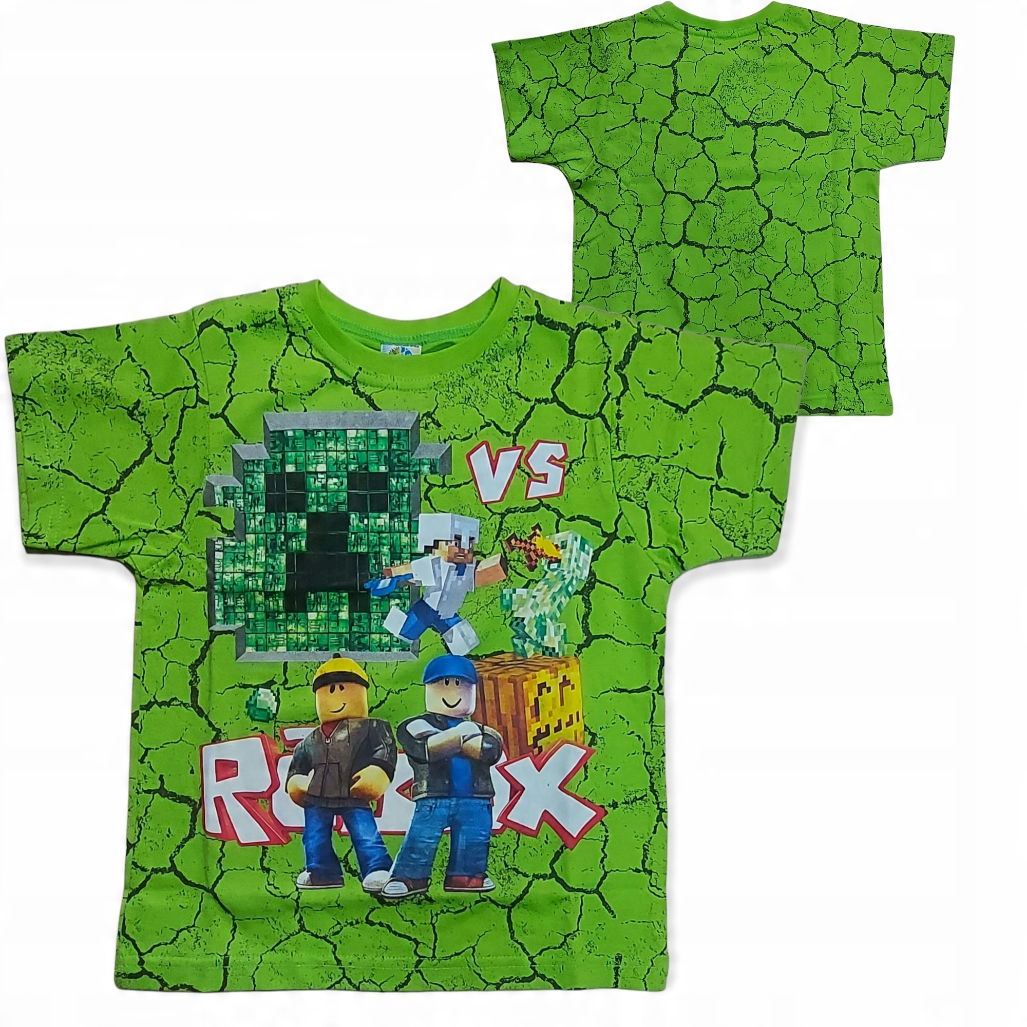 

Koszulka Roblox Minecraft roz 110-152 zielona