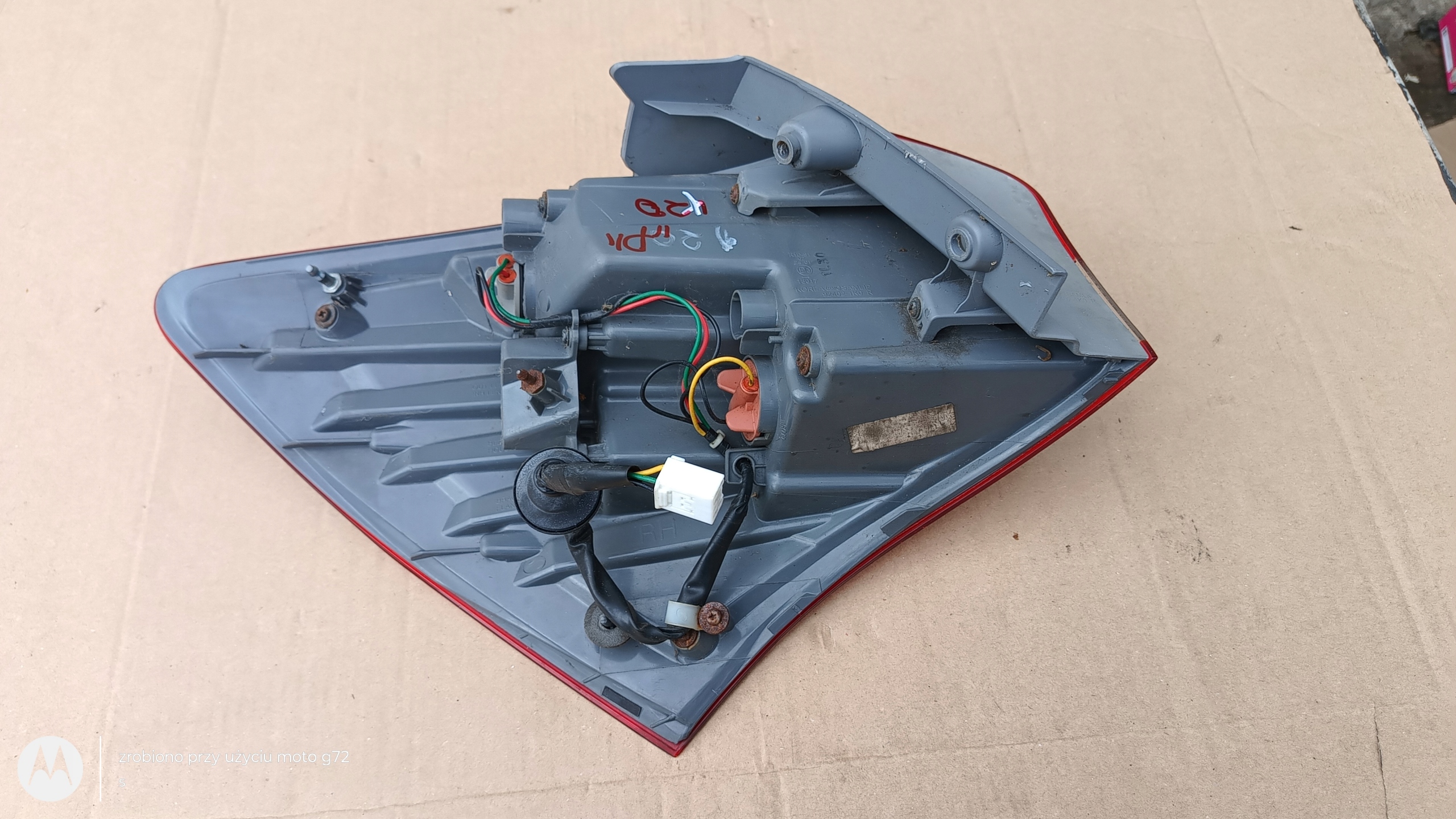 HYUNDAI IX20 light right rear part W fender 2010