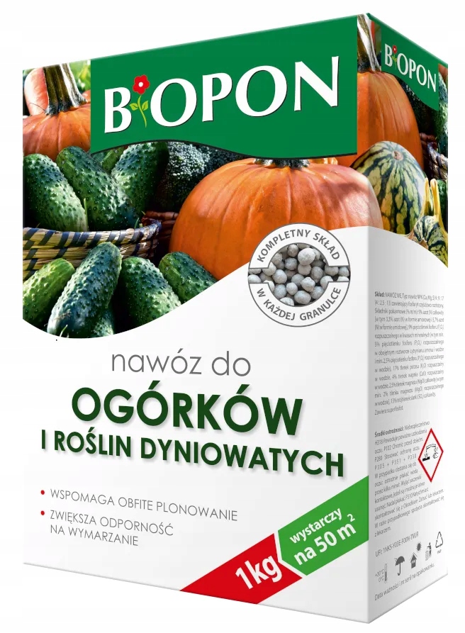 

Biopon Nawóz do ogórków i roślin dyniowatych, 1 kg