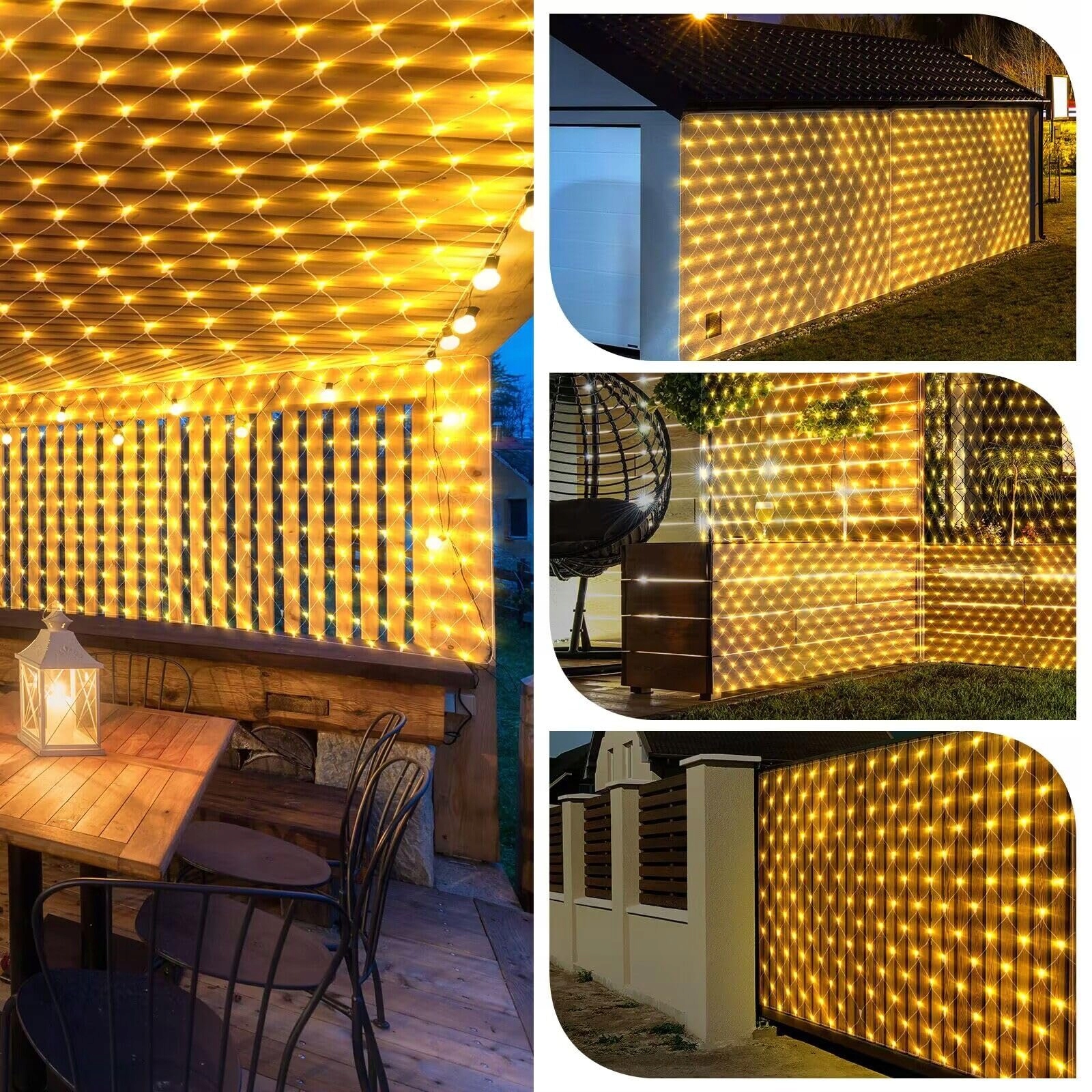CORST Siatka Świateł Lampki Wodoodporne Girlanda Ozdobna 6x2M 300 LED — miniatura 5