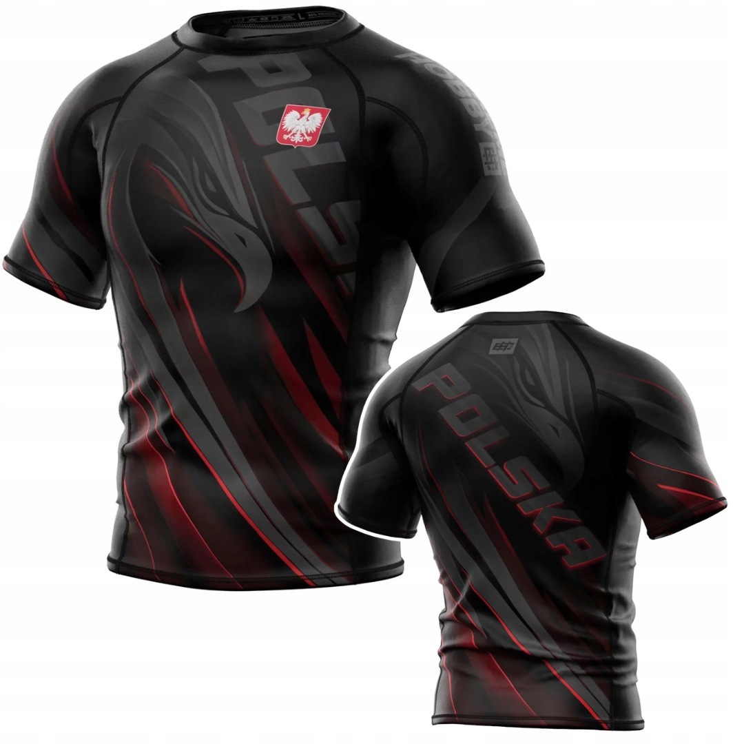 Rashguard męski Extreme Hobby Polska Ultimate Czarny r. M