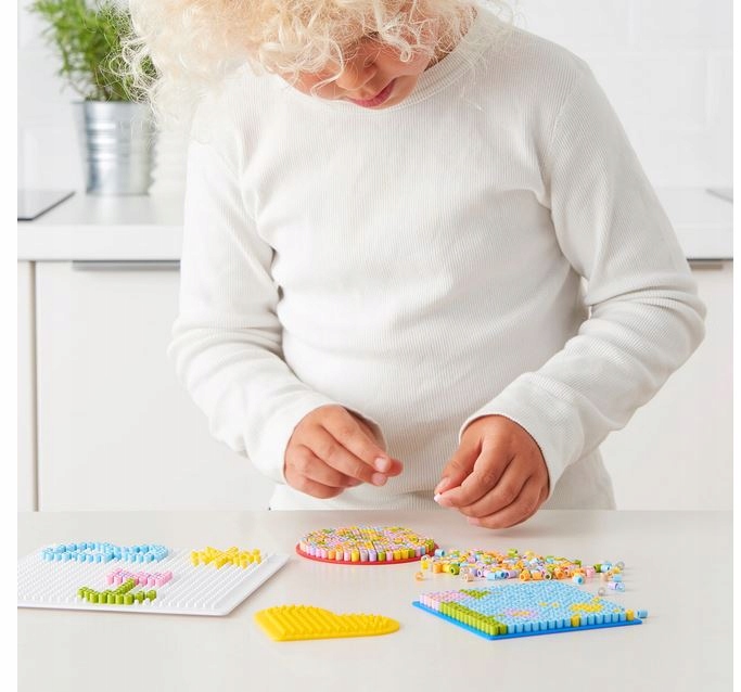 Formy szablony PYSSLA do prasowania koralików IKEA Marka Ikea