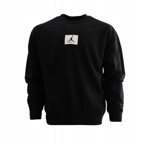 DRESOWA BLUZA AIR JORDAN ESSENTIALS STATEMENT FLEECE CREWNECK BLACK CZARNA