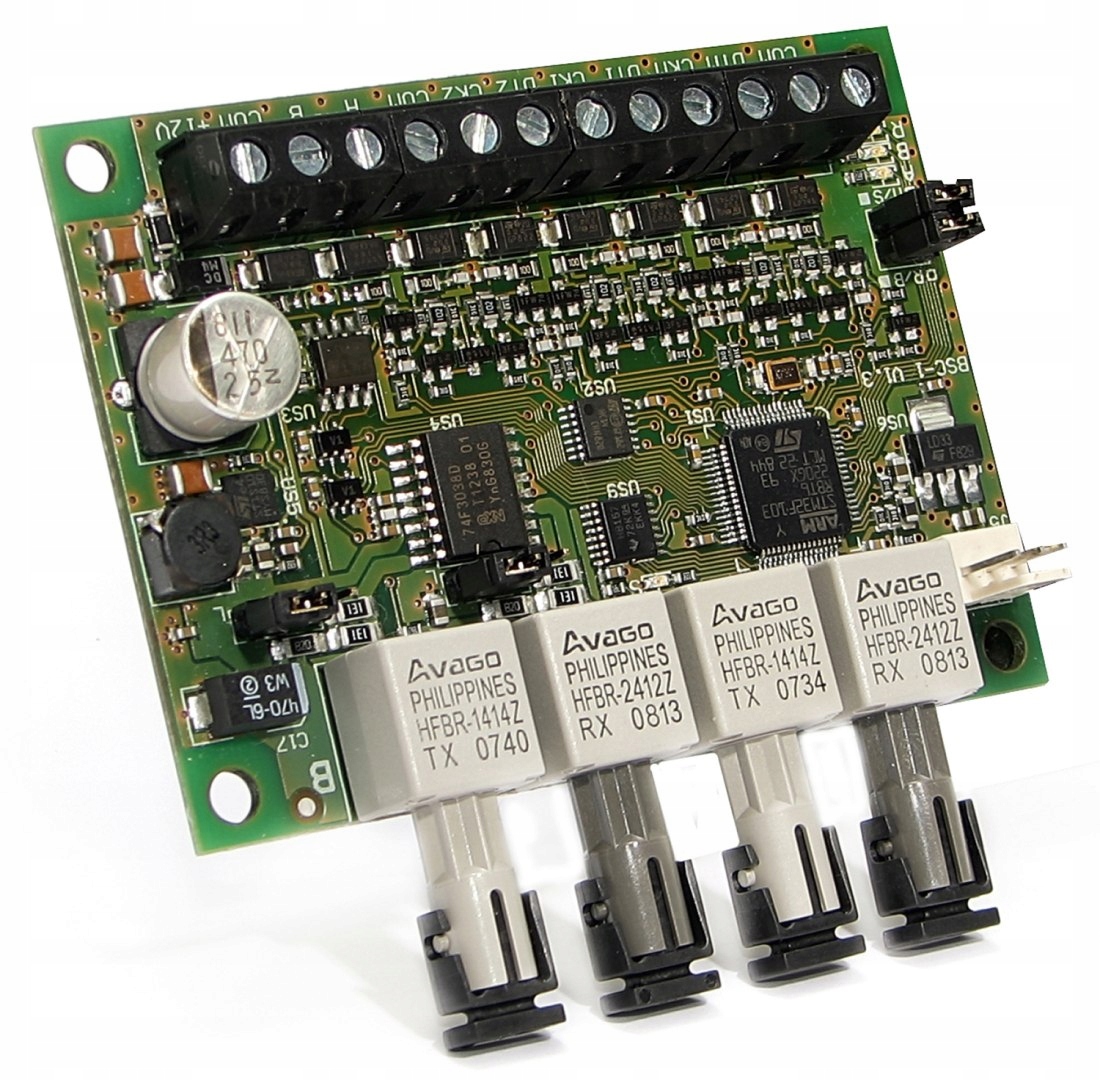 Konwerter światłowodowy danych 12V DC Satel