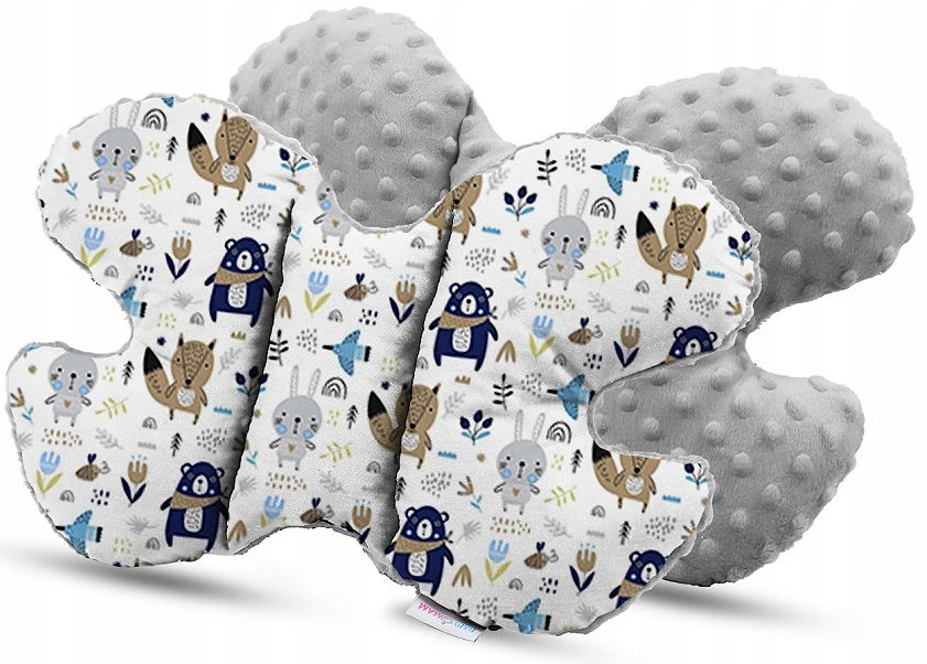 PODUSZKA PODRÓŻNA ANTYWSTRZĄSOWA MOTYLEK MINKY