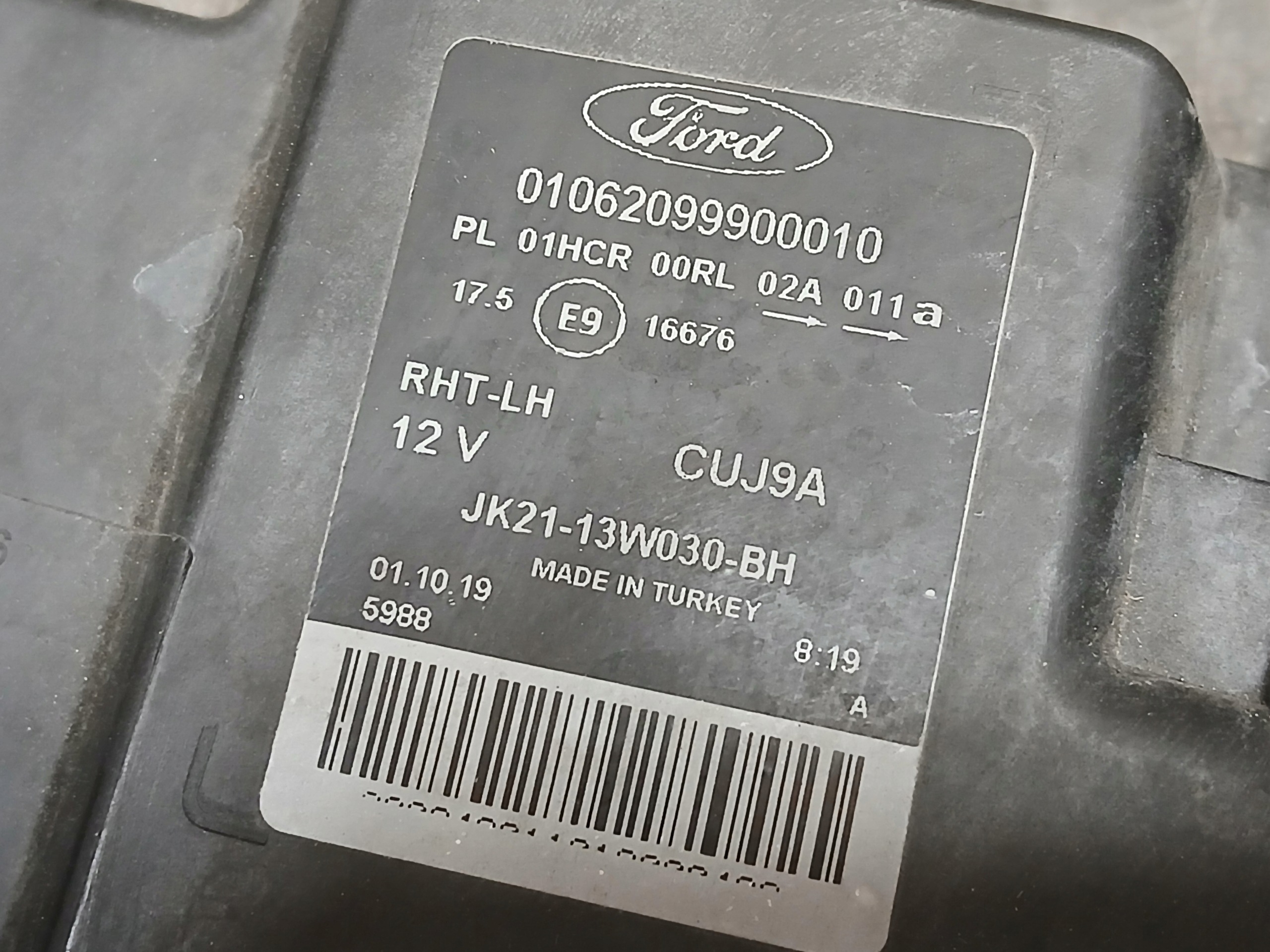 light front left FORD TRANSIT CUSTOM MK1 LIFT 18- JK21-13W030BH