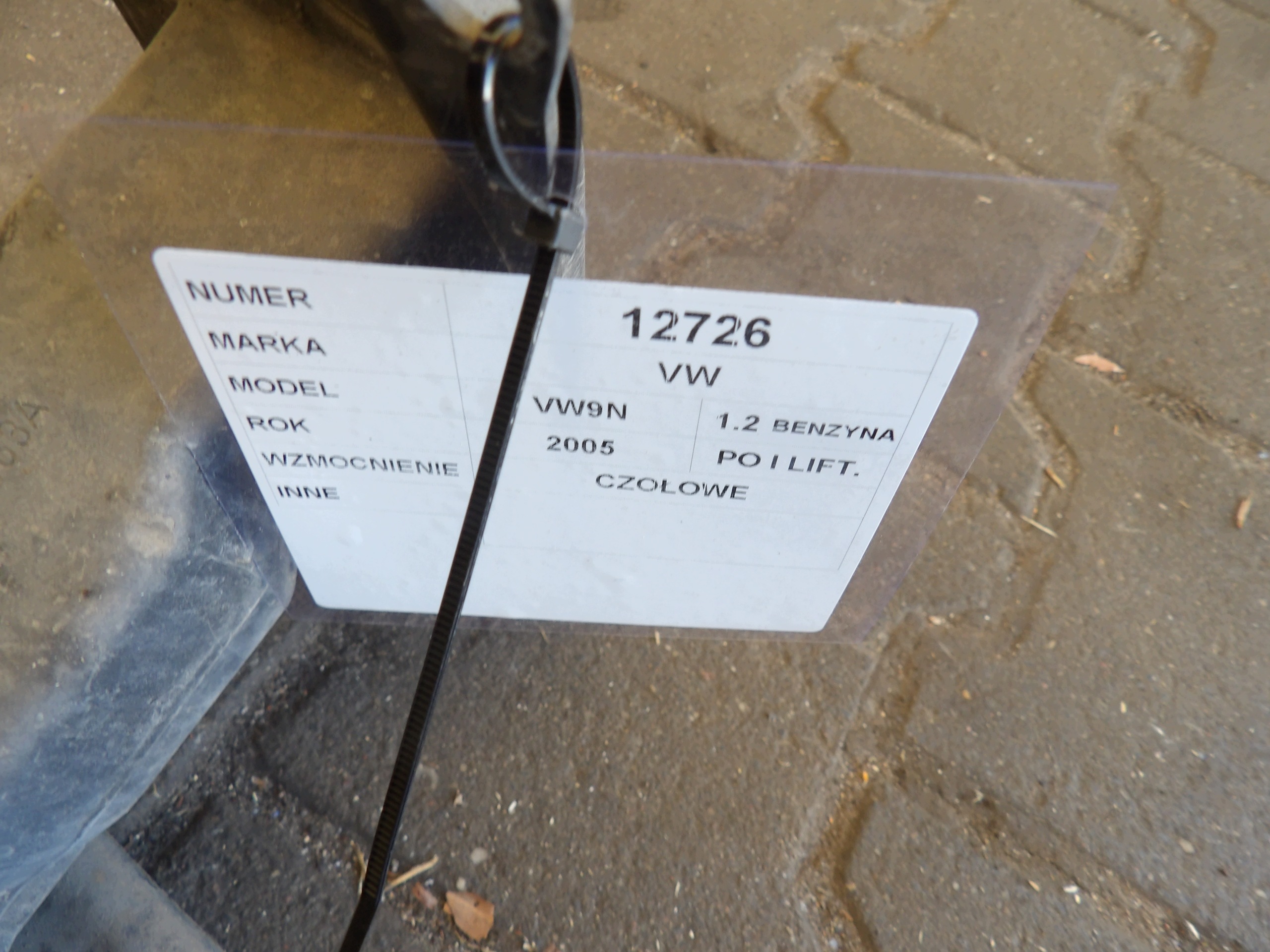 VW Polo 9N Traversa Paraurti Anteriore