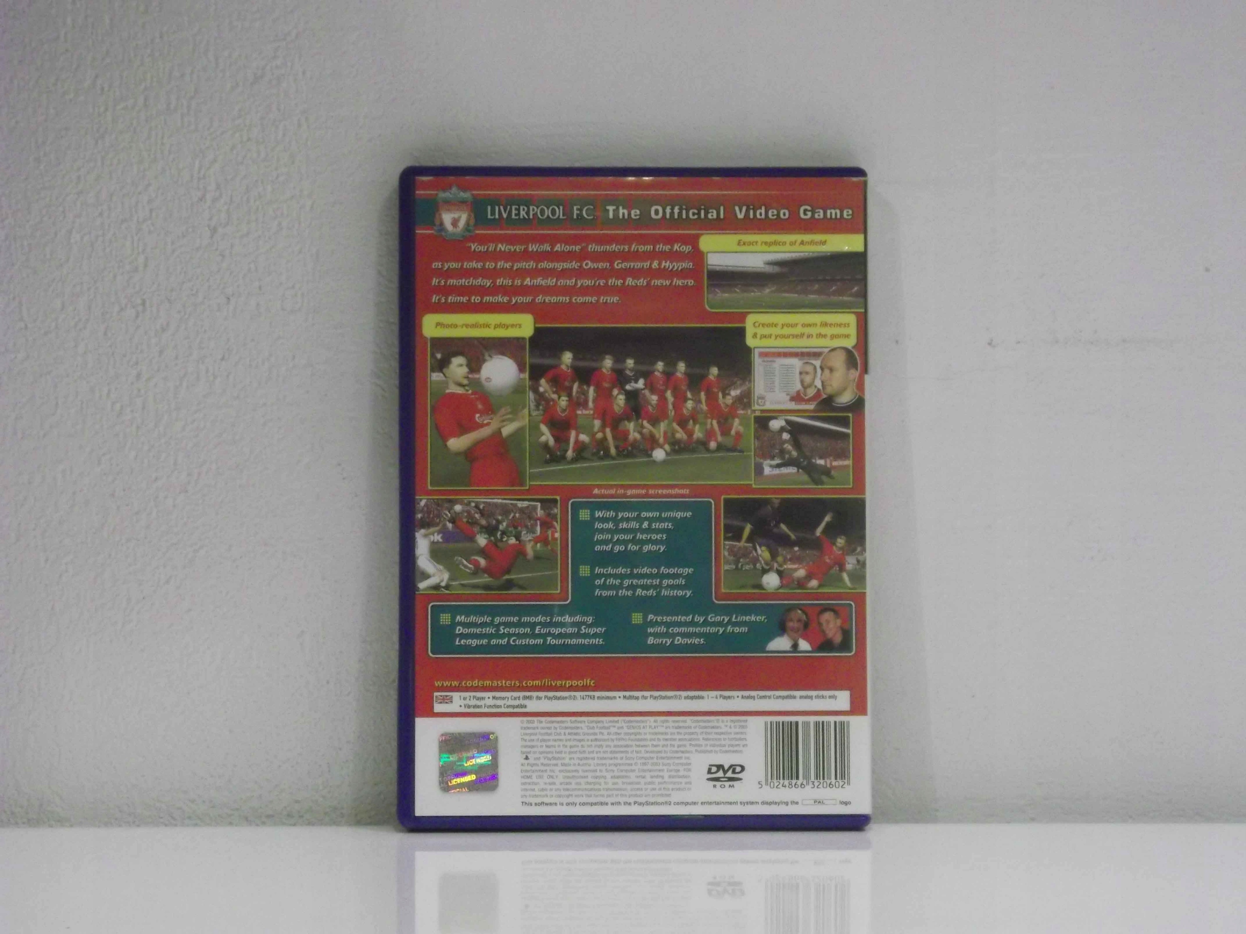 LIVERPOOL FC CLUB FOOTBALL PS2 Tematyka sportowe