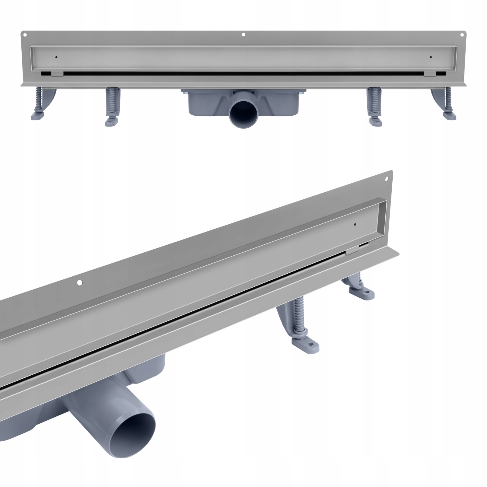 Odpływ liniowy ścienny Sl ruszt pod płytkę 80 cm stal nierdzewna Vogi