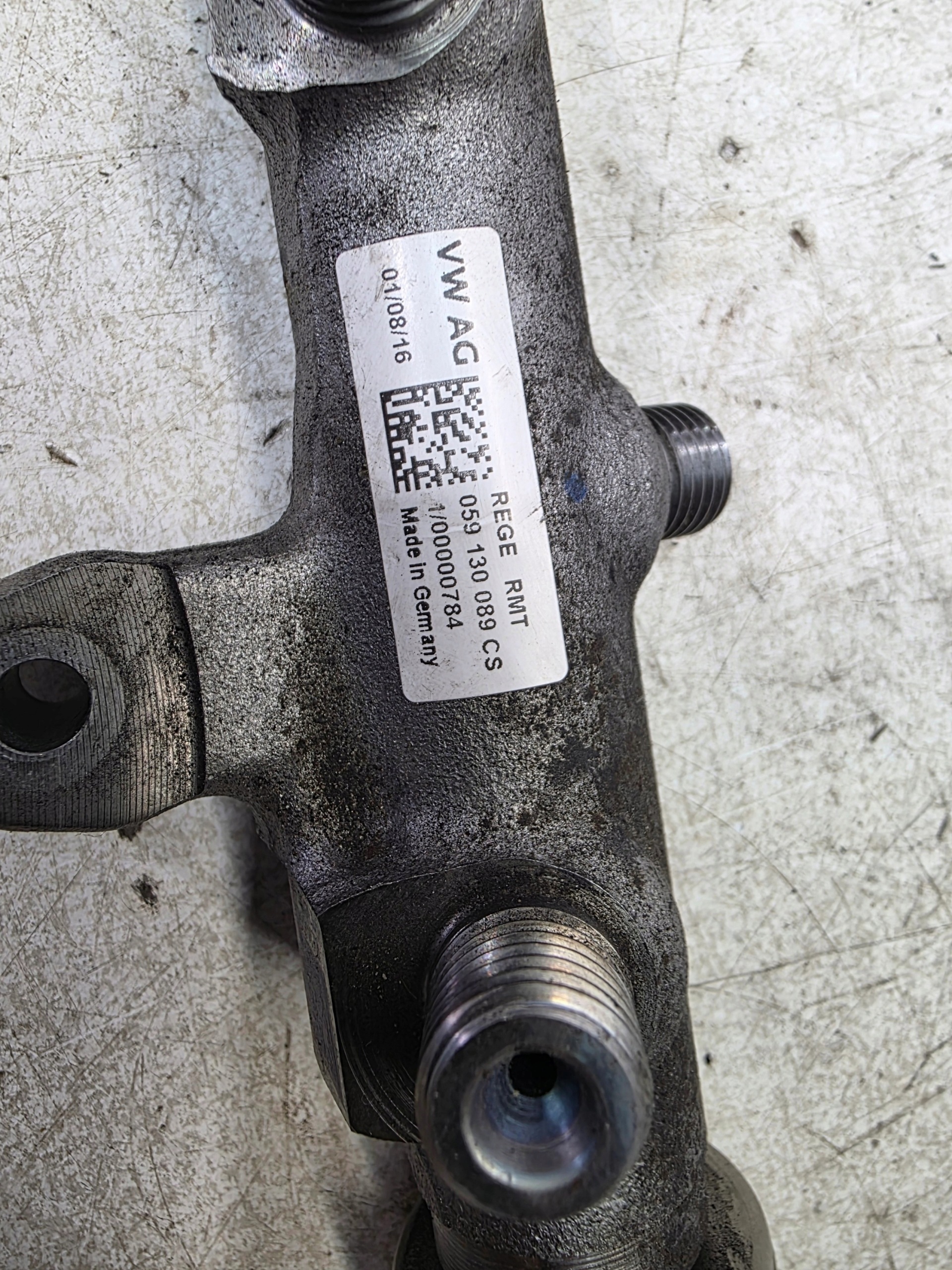 Rampe injection AUDI A6 C7 A7 Q7 4M 3.0 TDI CRT 059130089CS