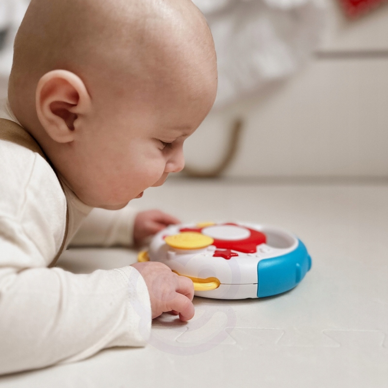 INTERAKTYWNA ZABAWKA MUZYCZNA TAMBURYN Materiał plastik