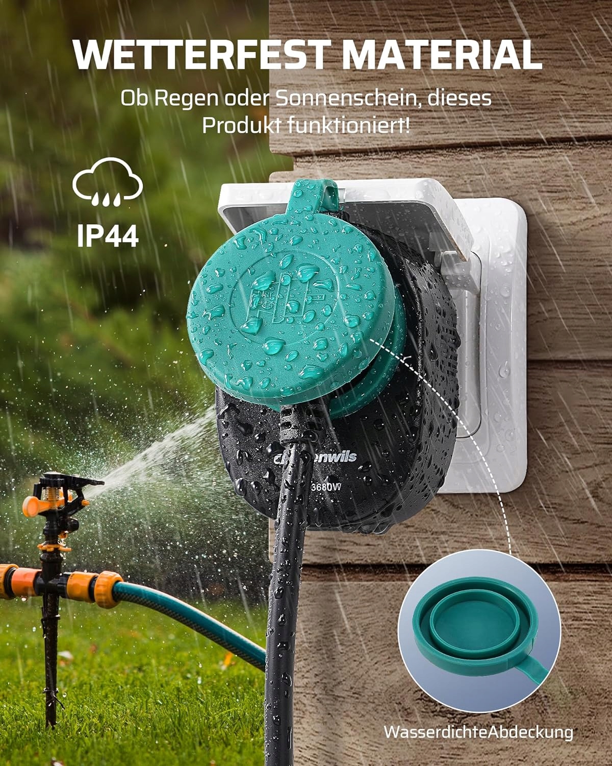 Gniazdko zewnętrzne DEWENWILS DHOWT01A Wi-Fi Alexa Google Home IFTTT Seria DHOWT01A