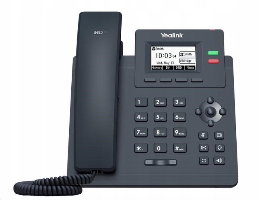 Ip telefón Yealink SIP-T31, 2, 3" grafika 132x64, 2x RJ45 10/ 100, 2x…