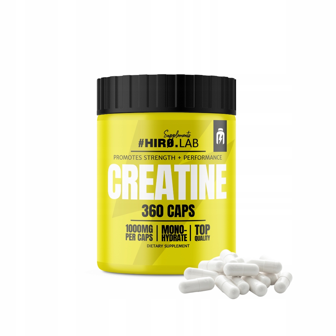 Ciro.Lab Creatine 360 kapslí maximální síla, plné svaly, taurin