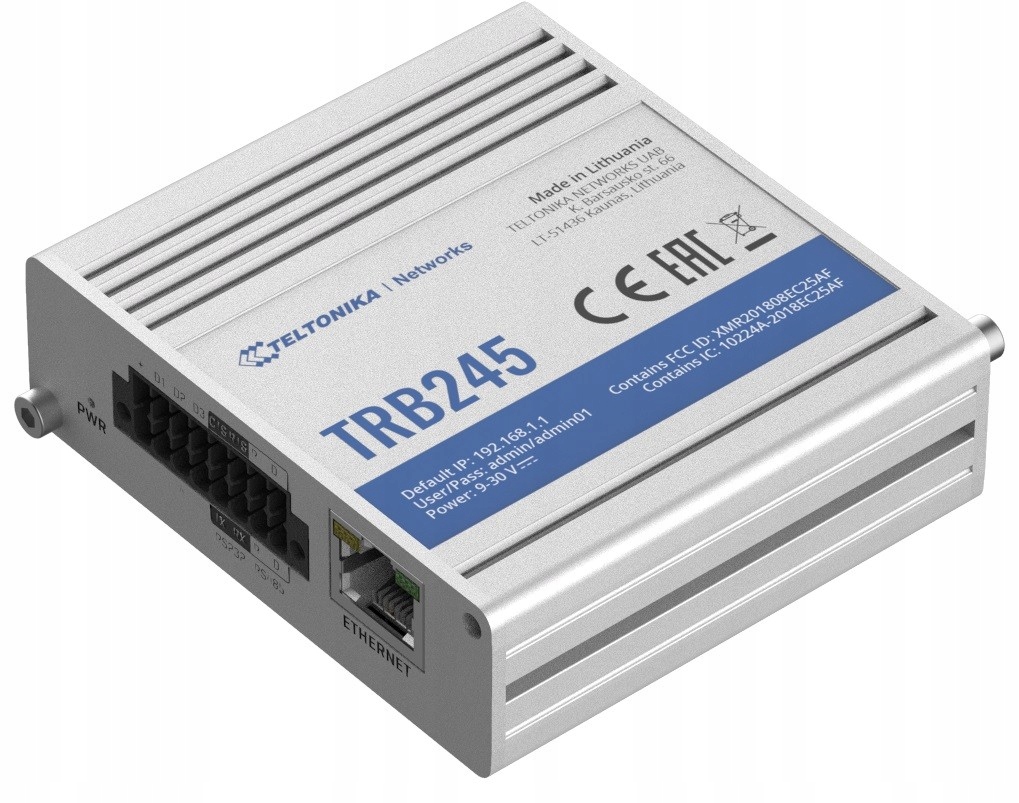 Bramka Lte TRB245 (Cat 4), 3G, 2G, RS232/RS485,