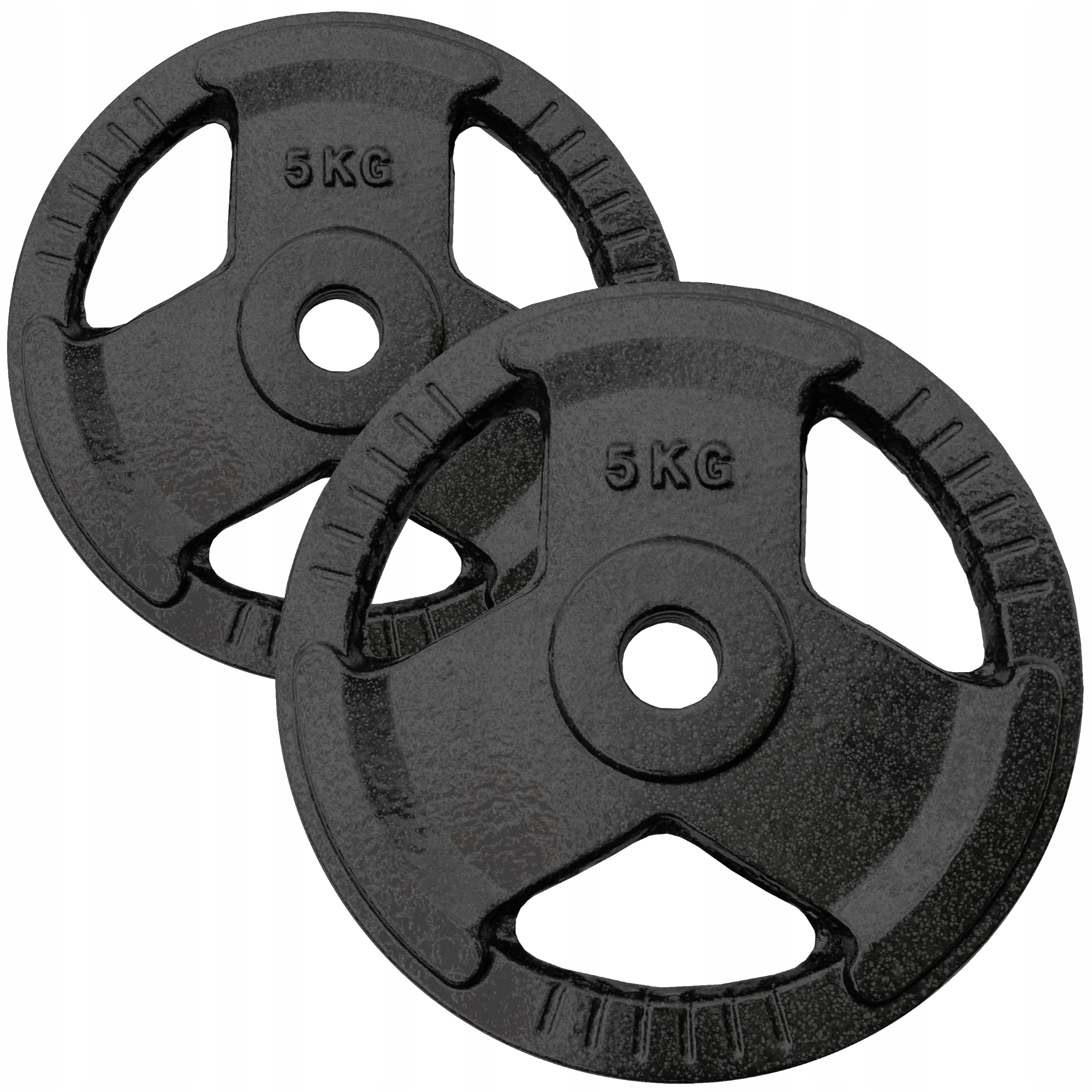 Obciążenie żeliwne 2x5kg talerz 28mm zestaw 10kg kierownica hantla