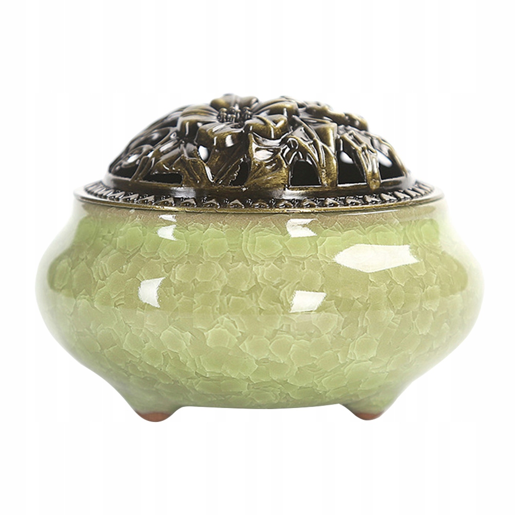 KADZIDŁO STOŻKOWE Z KADZIDŁEM ZE STOPU Tykwa