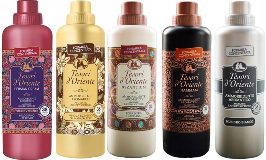 Levně Tesori d'Oriente Sada 5 kusů italských tekutá aviváž 760 ml Pvbhm