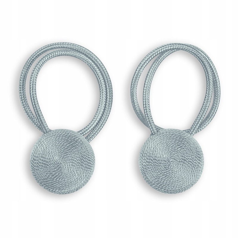 

Chwosty dekoracyjne do zasłon upięcie 2szt Srebrne