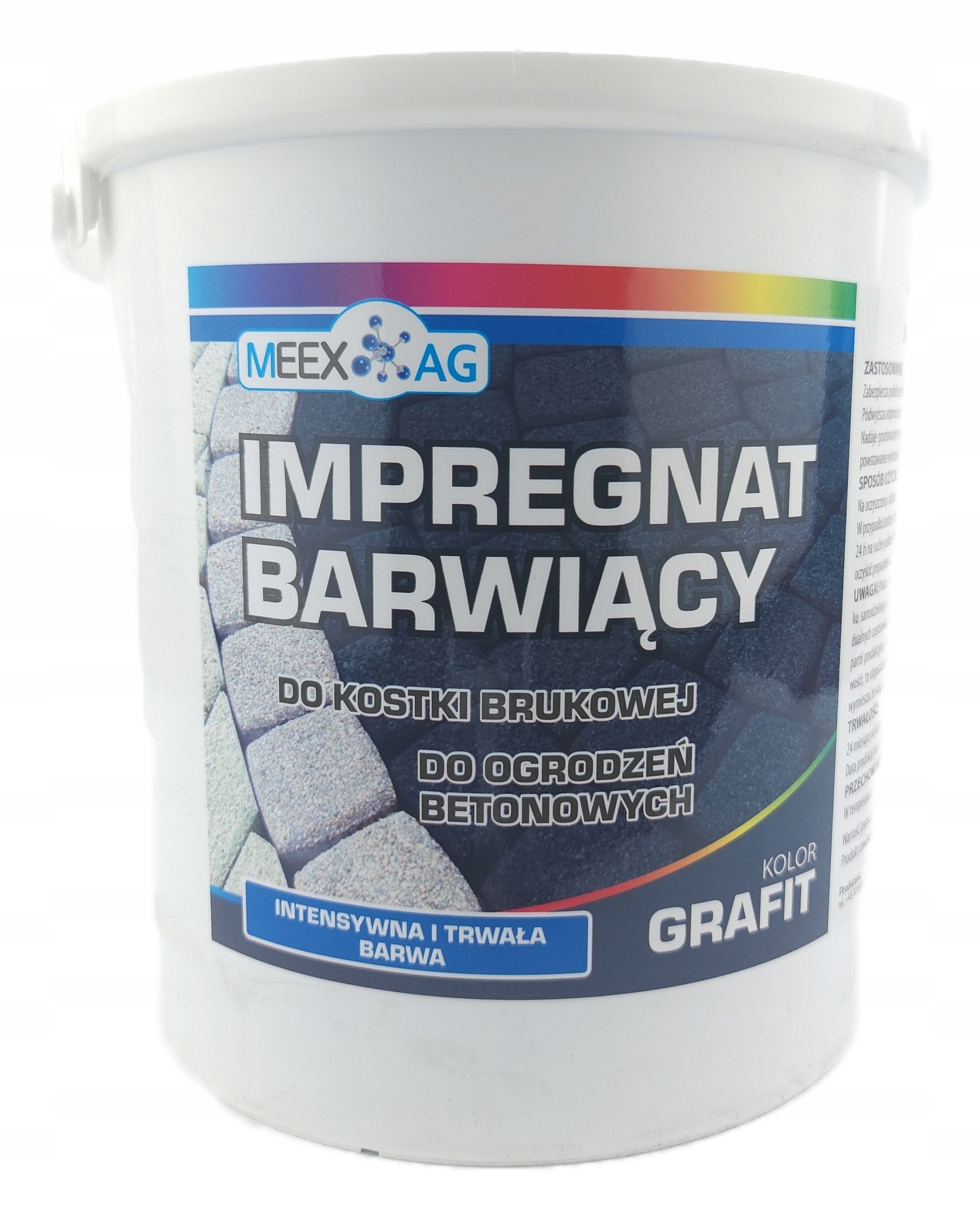 FARBA IMPREGNAT BARWIĄCY DO KOSTKI BRUKOWEJ GRAFIT