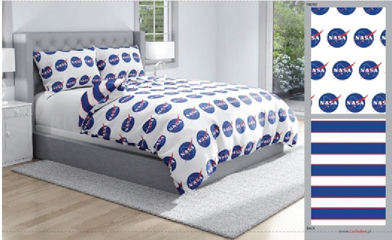 pościel 220x200 NASA KOSMOS satyna bawełniana Marka Carbotex